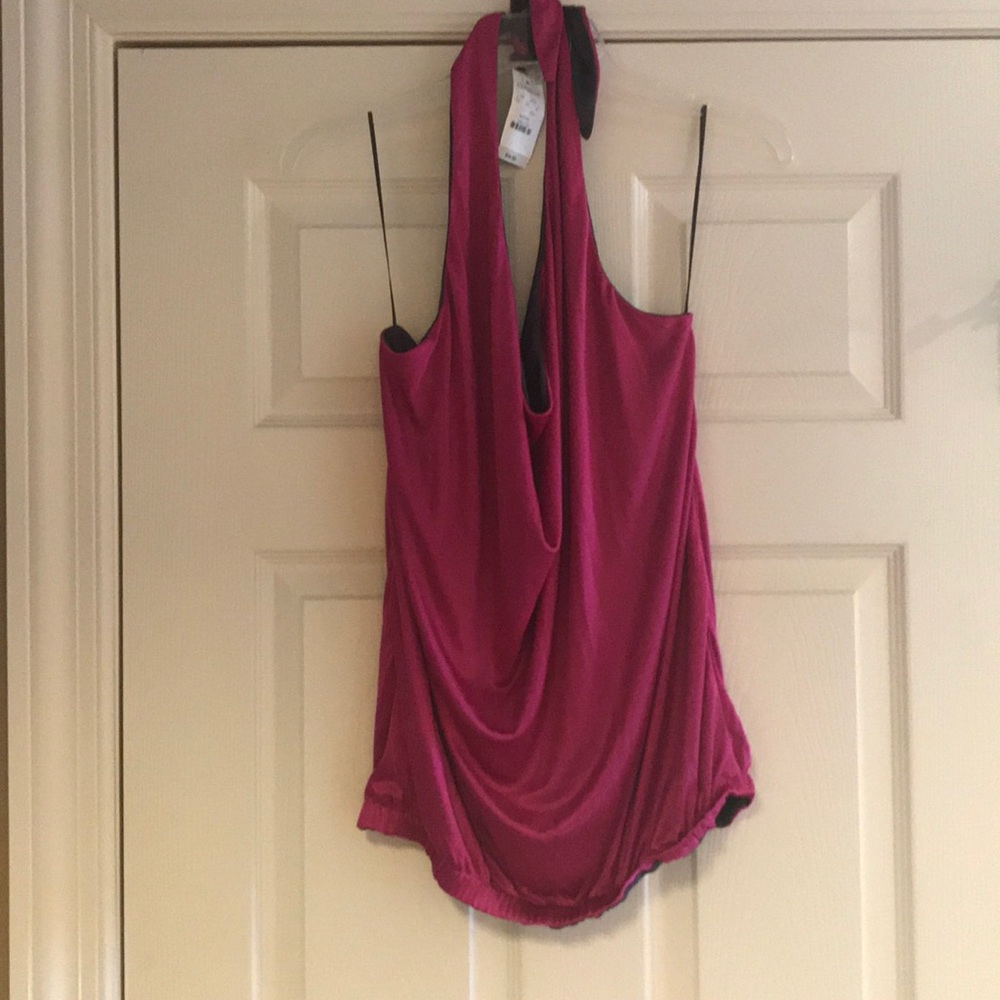 Pink halter top